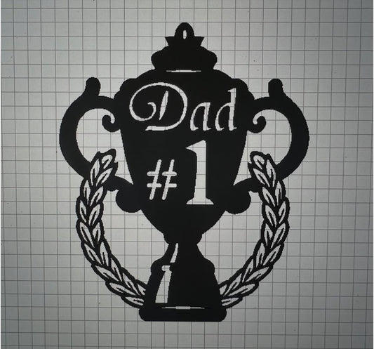 #1 Dad Plaque-1